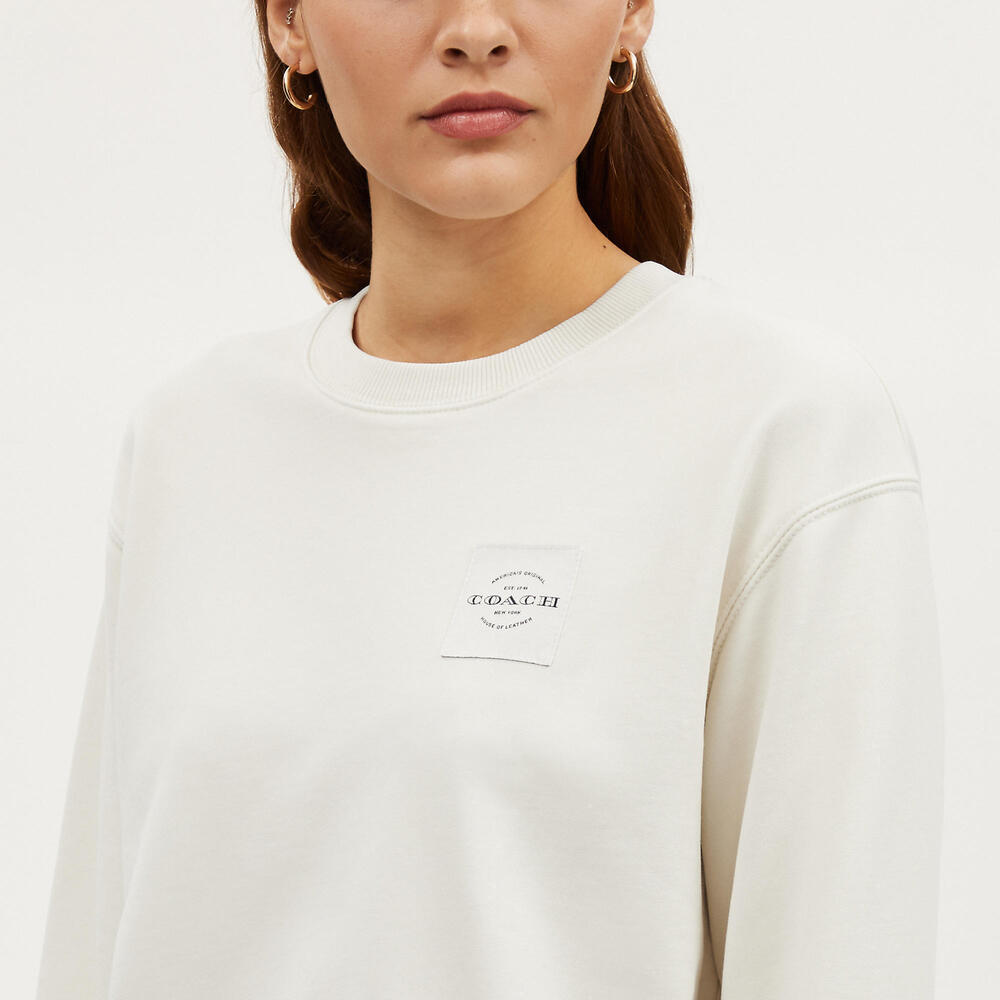 COACH Garment Dye Crewneck Sweatshirt